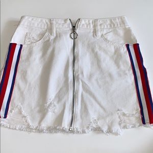Zip up skirt